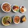 Ímã de Geladeira Decorativo 3D Estéreo de Resina Simulação de Comida de Macarrão de Gergelim Frito Estilo Pequim, Comida de Cidade Cultural e Criativa, Rolo de Jumento
