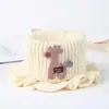 Bufanda de cuello para otoño e invierno para mujer, cuello falso, bufanda cálida para el cuello, protección de la columna cervical, cuello de punto de color liso versátil, bufanda de lana