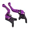 Guidões com Manetes de Freio a Disco Dianteiro e Traseiro para Veículo Elétrico, Guidões de Freio Ajustáveis com Buzina Modificados para Bicicleta Elétrica de Motocicleta, Guidões de Freio para Veículo Elétrico