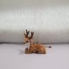 En stock simulación pelo animal ciervo colgante adornos de ventana de escritorio regalos navideños colgante de decoración navideña