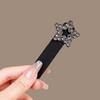 Pinza BB de diamantes de imitación de alta calidad de Corea del Sur, pinza lateral para cabello suelto en la parte posterior de la cabeza de celebridad de Internet, horquilla con temperamento, adorno para la cabeza
