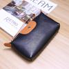 Carteira Feminina Nova Elegante de Couro PU, Clutch Feminina Color Block, Bolsa de Pulso Versátil de Nicho Portátil com Grande Capacidade