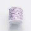 Cuerda de Cera 1mm Cordón de Cuero Pulsera Hilo Rollo Pequeño Cuerda de Cera 1mm Para Bisutería No Elástica Resistente al Desgaste Material para Accesorios de Joyería Paquete