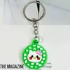 Nuevo Lote Caliente Llavero de Gato Lindo Llavero de Peluche Gatito de Dibujos Animados Accesorios Colgantes de Mochila de Goma Blanda de PVC