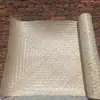 Esteras de Bambú en las Paredes, Pared Divisoria de Techo de Restaurante de Casa de Huéspedes, Origen de Bambú Carbonizado Imitación, Bambú Tejido a Mano, Tejido Hecho a Mano