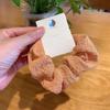 Anillo para el cabello con forma de intestino grueso de color caramelo de una celebridad de Internet de Corea del Sur, lazo para el cabello de hada del bosque súper dulce, cuerda para el cabello, accesorios para el cabello