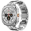Adecuado para Samsung Watch8 Ultra2 Correa de Acero Inoxidable Iron Man Watch8 Classic Correa de Reloj de Metal