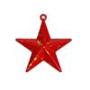 Pingente de estrela de cinco pontas banhado a ouro Pingente de estrela corrente para celular chaveiro Decoração tridimensional material Acessórios para joias DIY