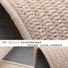 Alfombra Imitación Sisal Dormitorio Sala de Estar Resistente a Arañazos de Gato Estudio Fotográfico Alfombra de Mesita de Noche Habitación de Alquiler Simple Ventana Saliente Fotografía Estilo Crema