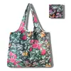 Bolsa de Compras Plegable Grande, Bolsa Cuadrada de Tela Ecológica, Bolsa Plegable Portátil para la Casa y el Supermercado, Bolsa de Almacenamiento Plegable en Stock al por Mayor