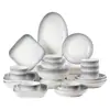 Cuenco Cerámico de Alta Gama con Patrón de Piedra Bajo Esmalte Modelo 2026 Set de Platos Sencillos para el Hogar, Tazones para Comer, Platos, Cucharas