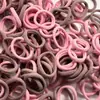 Ligas para el Cabello Empacadas al por Mayor, Gomas Elásticas de Alta Elasticidad para Mujeres, Círculos Sueltos para Adultos, Círculos Lisos, Accesorios para el Cabello Diadema Estilo Ins Estilo Coreano