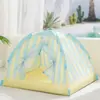 Casa de Gato Tenda Primavera e Verão, Casa de Gato Fechada e Segura, Adequada para Todas as Estações, Casa Dobrável para Animais de Estimação ao Ar Livre