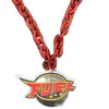 Collar de Eva Transfronterizo Trofeo Evento Logo Insignia de Fan Emblema de Equipo Abs Cadena Larga Colgante Fábrica