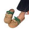 Meias Pantufas Femininas para Uso Externo 2026 Novas Meias Pantufas Femininas Fechadas na Ponta Sapatos Slip-On para Primavera e Verão para Mulheres