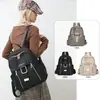 Mochila de Tela Oxford Nueva Moda Primavera 2025 Mochila Versátil para Mujer Mochila de Viaje Gran Capacidad Mochila Escolar Multifuncional