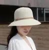 Sombrero de Protección Solar para Primavera y Verano, Sombrero de Pescador Elegante y Versátil, Nuevo Sombrero de Sol con Hebilla de Cuero a la Moda, Sombrero de Sol para Mujer, Sombrero de Cubo