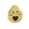 Nuevo Acero de Titanio Galvanizado al Vacío en Oro Serie de Frutas de Dibujos Animados Cuentas de Agujero Grande Colgante de Cara Sonriente Arcoíris Corazón