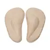 Almofadas de Silicone para Arco para Correção de Pés Planos, Almofadas de Suporte para Pernas em X, Palmilhas de Silicone Meio Tamanho, Almofadas de Arco para Sapatos Transfronteiriças Atacado