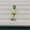 Madeira de Pessegueiro Sino de Lótus Acessórios de Pingente DIY Pulseira Pingente de Lótus Brinquedo Cultural Joia Pingente Espaçador