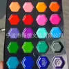 Conjunto de tinta aquarela com 28 cores, tinta semi-seca solúvel em água, presente ideal para o Dia das Crianças. Ideal para pintura em aquarela e arte com pincéis.