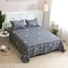 Lençol de peça única dormitório estudantil cama de solteiro casal cama 1,5 metro 1,8m escovado desenho animado infantil 1,1 metro lençol