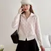 Suéter de Moda para Primavera y Otoño, Estilo Nuevo con Acabado de Alta Gama, Tejido de Punto Estilo Chanel con Letras, Chaqueta Ajustada, Cárdigan con Cremallera