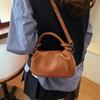 Bolso de Hombro de Gama Alta de Nicho para Mujer 2026 Nuevo Modelo Bolso de Mano Plegado Bolso Cruzado Retro con Cadena
