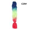 Xuchang Peruca Acessórios de Cabelo Seda de Alta Temperatura Trança Grande Africana Jumbobraid Fibra Química Colorida Montagem Mista Venda Quente Dreadlocks