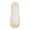 Meias de Seda Gelo com Corte Baixo, Bordas Antiderrapantes, Solado de Algodão Puro, Absorventes de Suor, Resistentes a Odores, Meias Femininas, Meias Invisíveis de Verão, Meias Antiderrapantes de Silicone para Salto Alto
