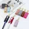 Portalápices Portátil y Compacto con Patrón de Lichi, Color Sólido, Estilo para Colgar del Cuello, Adecuado para Estudiantes, Pinza para Bolígrafo, Pinza para Gafas