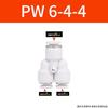 Conector rápido neumático de tráquea PE6/PY12 PY4PE8 PE10 14 16PW de diámetro variable, tipo T, tipo Y