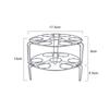 Fuente mayoreo acero inoxidable 304 rejilla para cocer huevos al vapor 7 orificios 9 rugido plegable horno microondas olla eléctrica rejilla para vaporizar rejilla para cocinar en casa