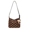 Bolsa Tote de Lunares Estilo Coreano 2026, Bolso Femenino de Moda Retro de Nicho, Bolso de Hombro Casual de Moda para el Trabajo