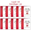 Compra Directa Transfronteriza de 1 Set de Tarjetas de Felicitación Divertidas y Creativas para Parejas y Matrimonios, Incluyendo Sobres y Tarjetas de Mensaje de Tamaño Grande