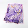 Estampado de Ave Fénix Volando Flor Cortada Primavera y Verano Bufanda de Seda Bufanda Larga Grande Chal de Viaje de Alta Gama Protección Solar Bufanda para Mujer Pañuelo para la Cabeza