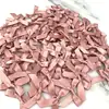 Lazo de Cinta de Satén Rosa Fresco 4*4cm Flor de Lazo de Satén de Poliéster Manualidades DIY Decoración para Coser Ropa