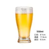 Taza de Vidrio para Cerveza de Barril Estilo Nuevo, Taza Comercial de Cerveza Artesanal de Moda, Lujo Ligero, Alto Valor Estético, Creativa, Gran Capacidad