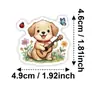Set Transfronterizo de 50 Piezas de Pegatinas Creativas de Animales Lindos de Dibujos Animados Curativos, Pegatinas Decorativas Cálidas para Botellas de Agua y Tablets, Nuevas Pegatinas Impermeables