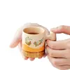 Juego de Regalo de Taza de Té Cultural y Creativo de Dunhuang, Taza de Té Pequeña para Jóvenes para Preparar Té, Taza de Anfitrión para Uso Personal, Recuerdo