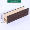 Material de Techo de Madera Plástico Madera de Bambú Fibra de Madera Forma de U Decoración de Ingeniería Columna Partición Techo de Madera Plástico