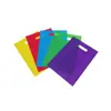 Bolsa de Cuatro Dedos Logo Personalizado Bolsa Plástica Plana para Llevar en la Mano Bolsa para Maquillaje de Belleza Gafas Bolsa para TAC de Hospital Bolsa con Impresión Gráfica Hecha a Medida