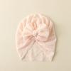 Sombrero de Encaje Hueco con Lazo y Flor para Niños de Verano, Gorro para Fontanela de Bebé y Niño Pequeño, Sombrero Indio Súper Suave