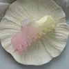 Padrão de Fluxo de Mármore Cor Gradiente Gelatinosa Combinação Grande e Pequena Presilhas de Tubarão Presilhas de Cabelo Transparentes Acessórios de Cabelo Cor Gelatinosa