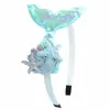 Tiara de sereia com concha e lantejoulas transfronteiriça, estilo doce, europeia e americana, Amazon, acessório de cabeça infantil, tiara DIY