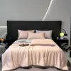 Juego de colcha de verano de cuatro piezas Lyocell Tencel, Colcha de una pieza de enfriamiento de verano, Colcha para aire acondicionado, Ropa de cama de verano de seda helada