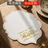 Tapetes de Mesa Bordados Atacado Transfronteiriço, Tapetes Isolantes de Calor, À Prova de Óleo, À Prova d'Água, Resistentes a Manchas, Tecido de Alta Qualidade Bordado para Mesa de Jantar Ins