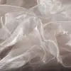 Coleção de Fios Water-Gloss, Fio Transparente com Textura Líquida, Tecido Refletivo em Rede, Tecido para Vestido de Noiva de Alto Brilho