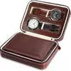 Caja de reloj Spot de 6 bits 10 bits 12 bits caja de reloj de madera PU con cerradura almacenamiento de caja de reloj Pantalla