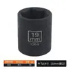 Dado hexagonal corto neumático de 3/8 de pulgada para llave de impacto de aire, dado hexagonal, acero al cromo vanadio, dado pequeño para llave de impacto de aire